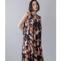 ワンピース ボカシプリントギャザー切替ワンピース | ZOZOTOWN Yahoo!店