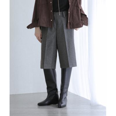 ルーニィ新品紙タグ付き⭐️洗える❗️ツイード調バミューダパンツ