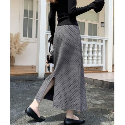スリットスカート（ファッション）（柄：ドット）のおすすめ人気商品  
