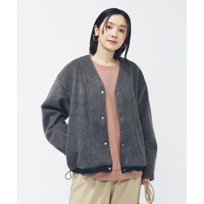 adidas】Mサイズ フラッフィーニットカーディガン ナイトインディゴ