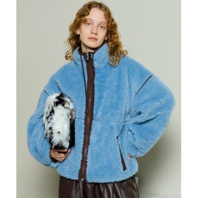 美品 メゾンスペシャル M フラワージャガードブルゾン ネイビー 2WAY 中古・古着通販】MAISON SPECIAL (メゾンスペシャル) フラワー