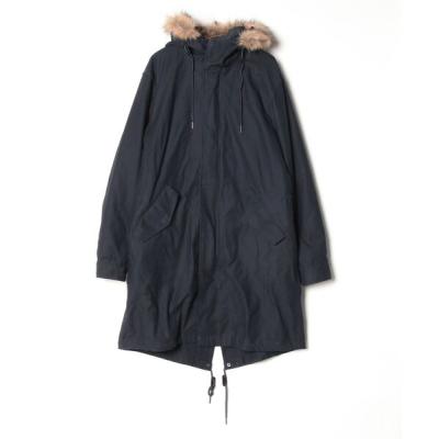 フレッドペリー FRED PERRY モッズコート ステンカラー 裏地ボア ロゴ