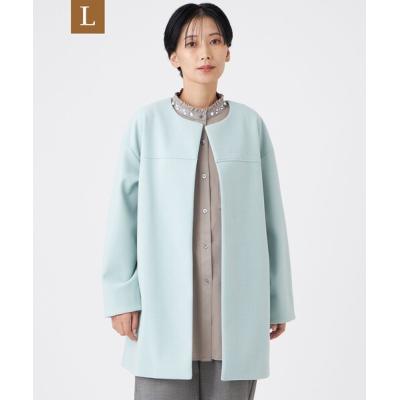 ebure エブール コート（レディースノーカラーコート）｜コート