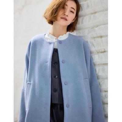 レディースノーカラーコート｜コート、ジャケット｜ファッション