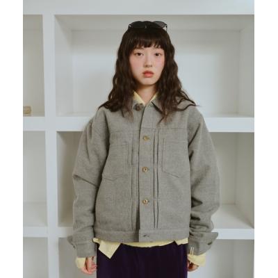 comme des garcons コムデギャルソン ブラックコート（色：ピンク系