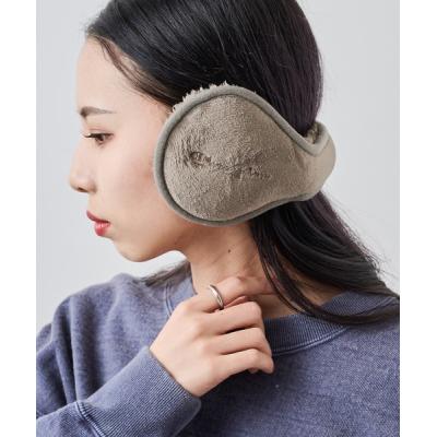 ミンクイヤーマフ バックアームタイプ ブラック ミンクファー