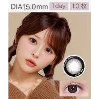カラコン コンタクトレンズ 「太フチ」Chapun（シャプン）1day 10枚入り みつめてブラウニー | ZOZOTOWN Yahoo!店