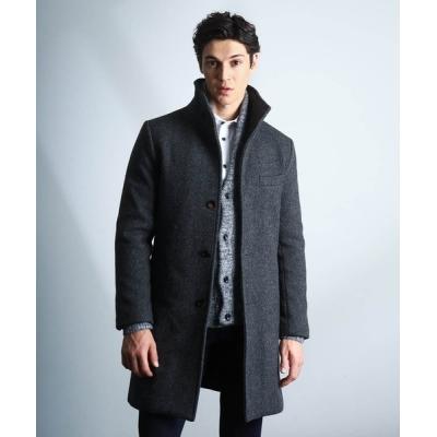 新品未使用＊「wjk」チェスターコート／高級尾州ウール使用／黒Sサイズ 新品未使用＊「wjk」チェスターコート／高級尾州ウール使用／黒Sサイズ