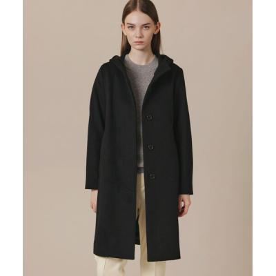 danton ダントン ウールモッサ ノーカラー ジャケット（レディース