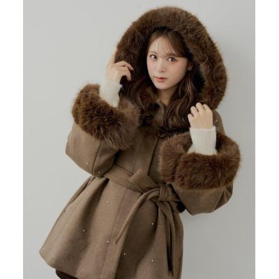 ファー付きポンチョコートのおすすめ人気商品一覧 通販 - Yahoo