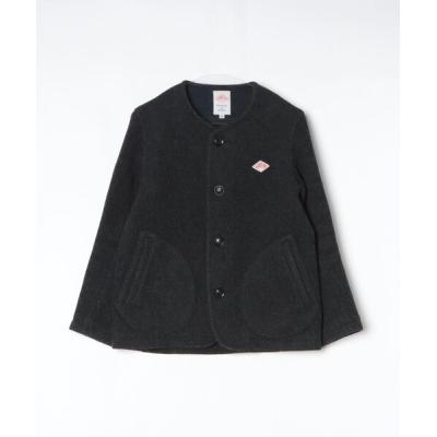 danton ダントン ウールモッサ ノーカラー ジャケット（レディース