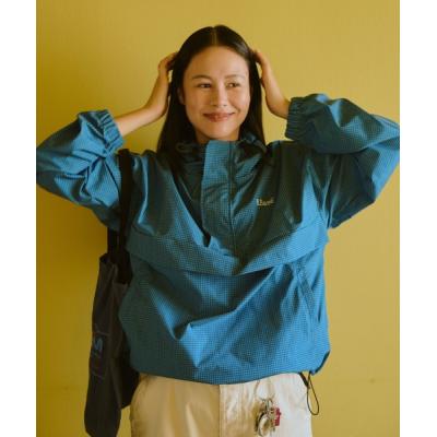 Broken base アノラック　ブルー　M BROKEN BASE（ブロークンベース） ブルゾン アウター 裾ドローコード