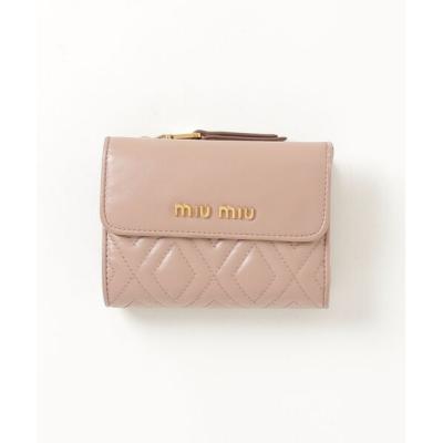 miumiuマテラッセ三つ折り財布 楽天市場】【最大2万円OFFクーポン対象・12/23～25限定】MIUMIU ミュウ