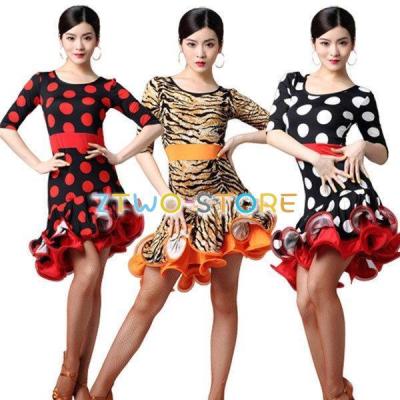 水玉 ワンピース（社交ダンス衣装、用品）｜ダンス、バレエ