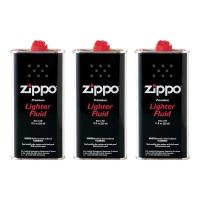 ZIPPO 大缶 3本セット オイル 355ml ジッポーライター用 ジッポーオイル 純正 専用 ジッポ社製純正オイル 送料無料 予備 プレゼント 父の日