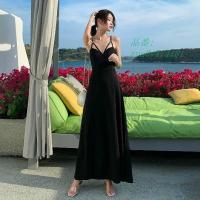 リゾートワンピース ロング マキシ丈 背中あき 背中見せ ワンピース ノースリーブ 肩だし ハワイ 沖縄 グアム 10代 代 30代 40代 50代 リゾート 高品質