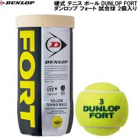 【全品P10倍】ダンロップ DUNLOP　硬式 テニス ボール　D FORT E YL (2)TIN　ボール2個入り | スポーツジュエン 総合館