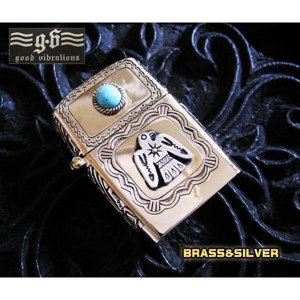 (GV)ZIPPOライター サンダーバード メイン 鳥 動物 ネイティブジュエリー goodvibr...