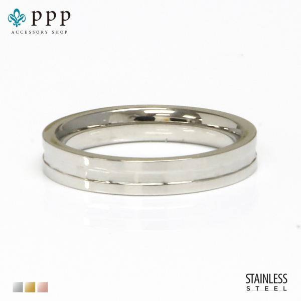 ステンレス リング (41) 銀色(メイン) 金属アレルギー対応 メンズ レディース 送料無料 指輪