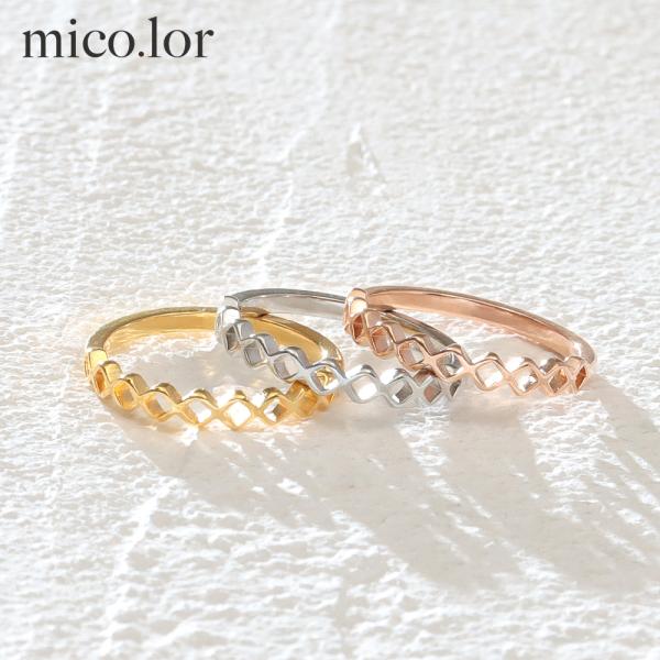 70%OFFセール 指輪 レディース ステンレス リング (217)ひし形 選択可 銀色 金色 ピン...