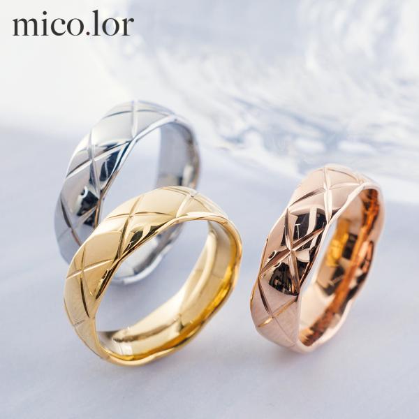 指輪 レディース ステンレス リング (312)  選択可 (銀色 金色 ピンクゴールド)  指輪 ...