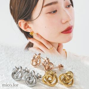 ステンレス ピアス(184) 輪っか 2個セット 選択可 銀色 金色 ピンクゴールド ピアス レディース ステンレス サージカル 316L 金属アレルギー対応 送料無料｜0001pppcom