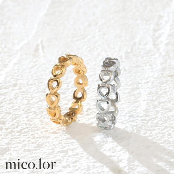 指輪 レディース ステンレス リング (377) 選択可 銀色 金色 サージカルステンレス 指輪 メ...