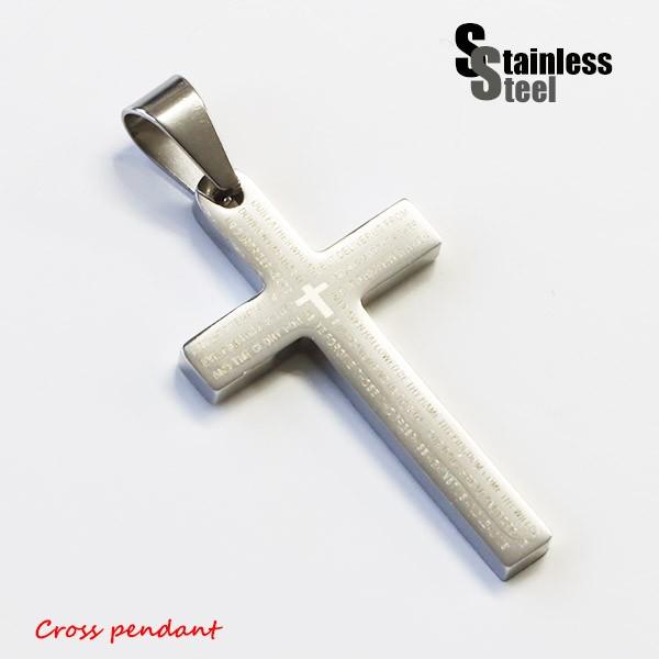 ペンダント レディース ステンレス ペンダント (19)クロス 銀色 メンズ アクセサリー 送料無料...
