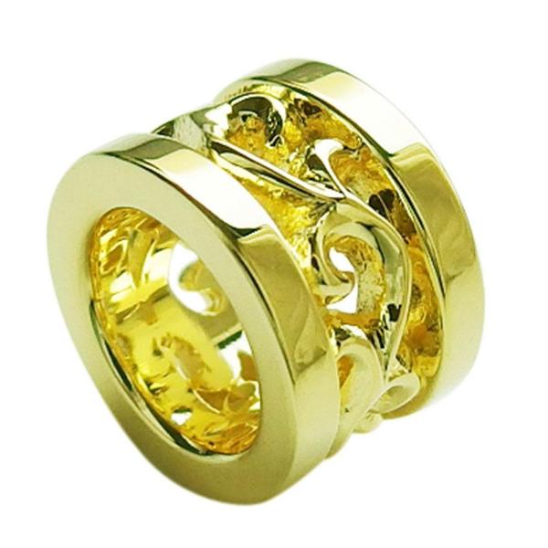 18Kゴールドコーティング デザインリングトップ(5) 唐草 メイン