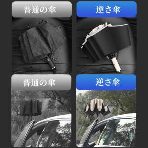 逆さ傘 傘 レディース 折りたたみ傘 軽量 晴...の詳細画像2
