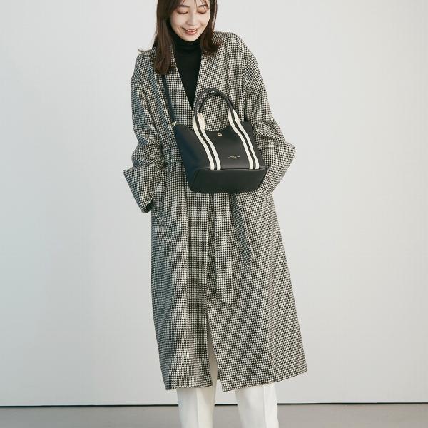 ソフトシュリンク テープコンビ ミニ トート バッグ ショルダーベルト付