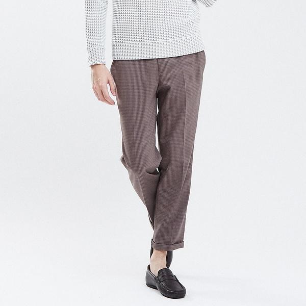 【Recency of Mine】ツイルストレッチ　シャンブレー スモールチェッ