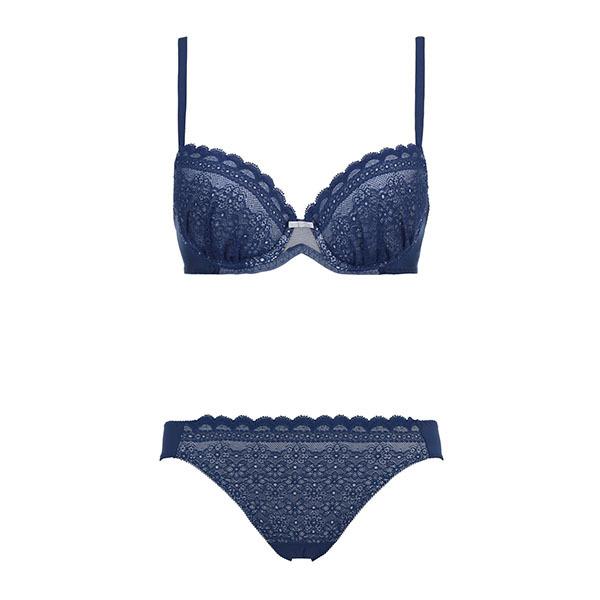 夢みるブラ ライト ブラ＆ショーツセット 1260 デイジーシャワー A-Dカップ