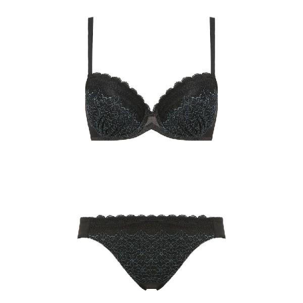 夢みるブラ ライト ブラ＆ショーツセット 1260 デイジーシャワー E-Fカップ