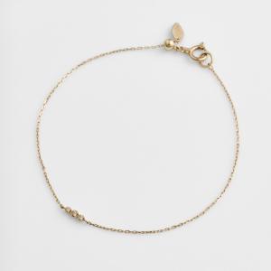 Lilas ブレスレット ダイヤ10mmバーブレスレット K10 レディース