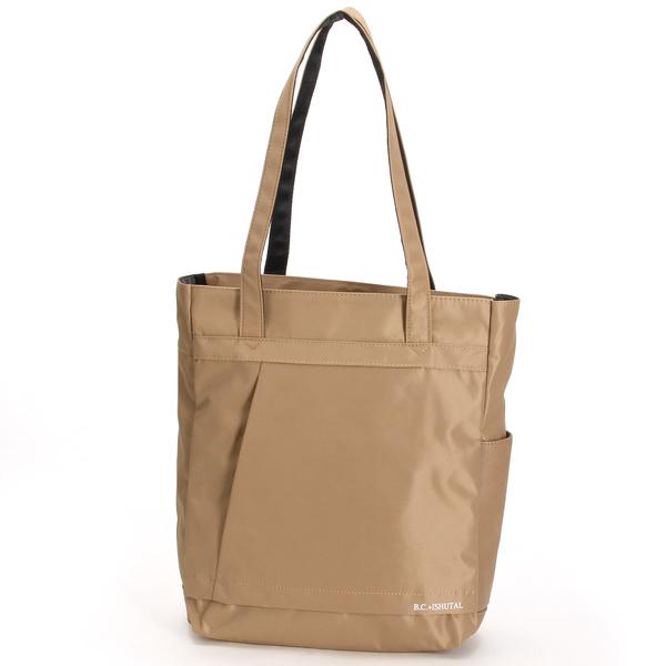 軽量撥水ミニマルデザイン縦型トートバッグ