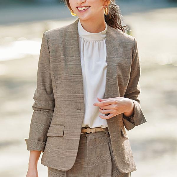 【セットアップ対応】嬉しい機能付！ノーカラージャケット＜入学式 卒業式 入園式 卒園式＞