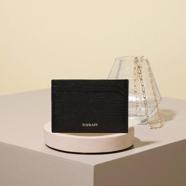 イタリアンレザー リザード型押し パスケース LUCIA ルチア