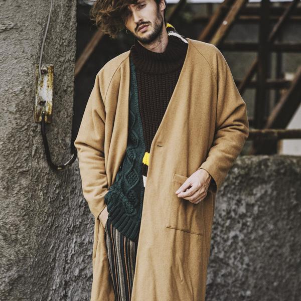 BIGノーカラー中綿1B-JKT