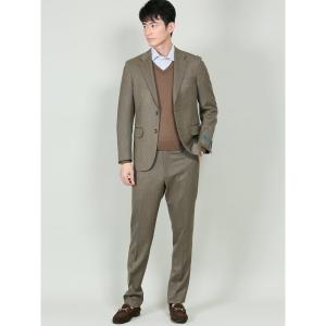 アレキサンダージュリアン ウール混ストレッチ 2ボタン2ピーススーツ