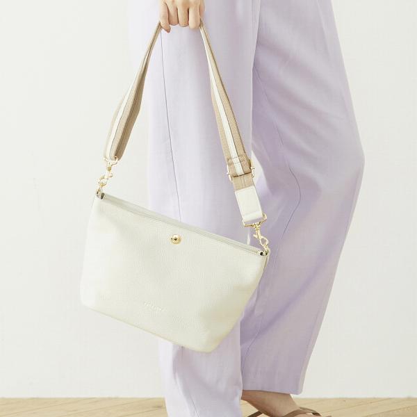 【TREASURE TOPKAPI】 ソフトシュリンク テープ コンビ レザー ミニショルダーバッグ