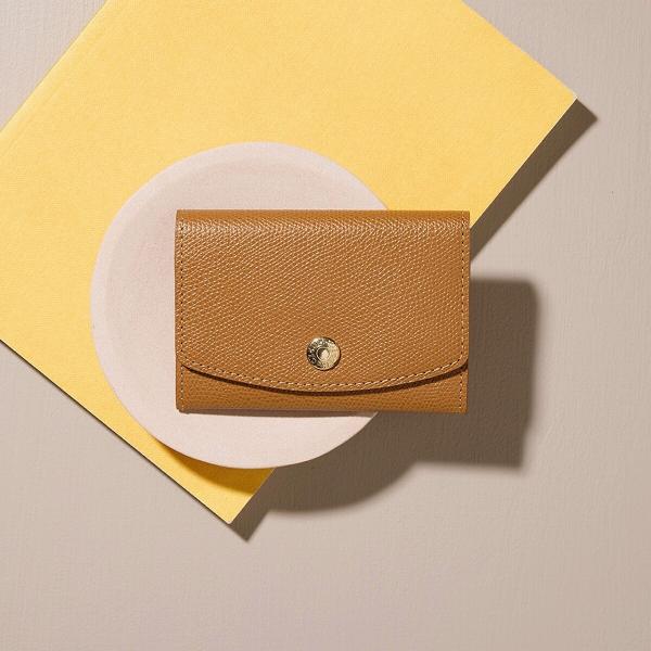 [TOPKAPI]トプカピ 角シボ型押し・ 名刺入れ COLORATO コロラート