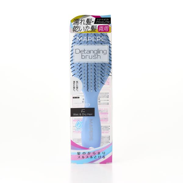 マペペ　デタングリングブラシ【ウェット＆ドライヘア用】