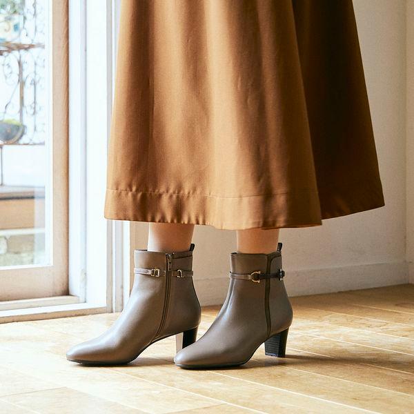 【２WAY】トラッドベルトショートブーツ