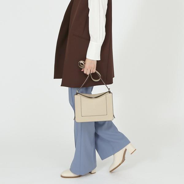 【LEE掲載】Trench/レザーフラップショルダーBAG