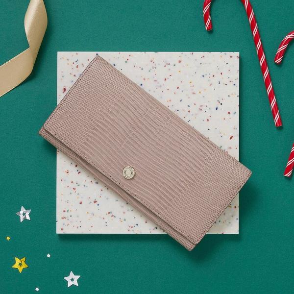 【TOPKAPI】 イタリアンレザー リザード型押し 長財布 LUCIA ルチア