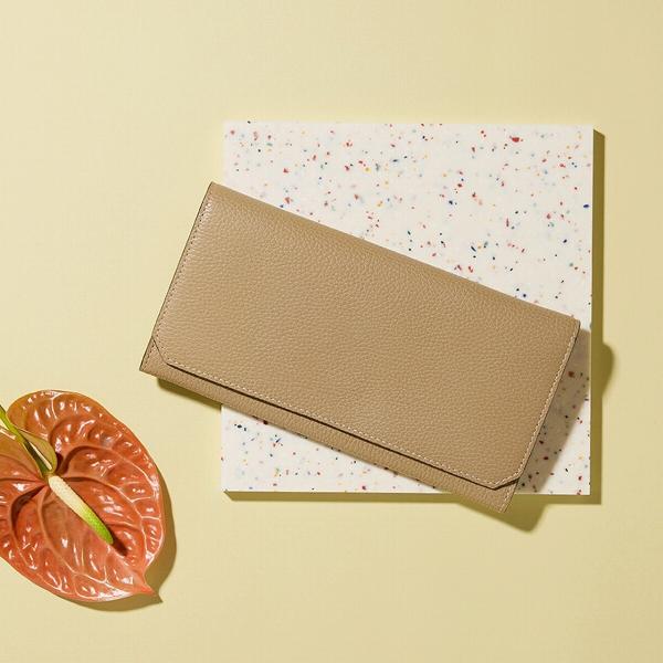 【TOPKAPI】 バイカラー レザー 長財布 LEAN リーン