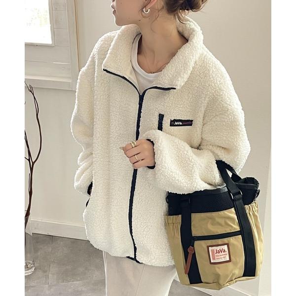 《JaVaジャバ コラボ》ころんと可愛い。2wayアウトドア巾着メッシュバッグ