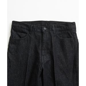 デニム センタークリース スラックス/サステナブルの詳細画像3