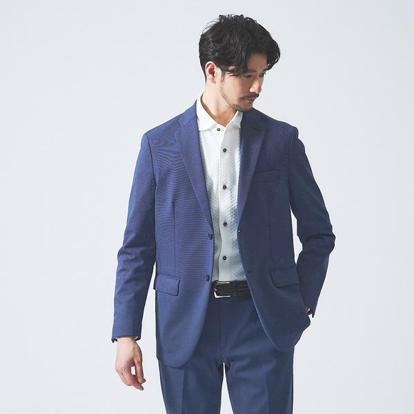 【セットアップ対応/FLEX JACKET】ポンチ シャンブレー ジャケット